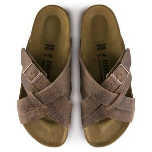 BIRKENSTOCK Lugano Tobacco Oiled Leather